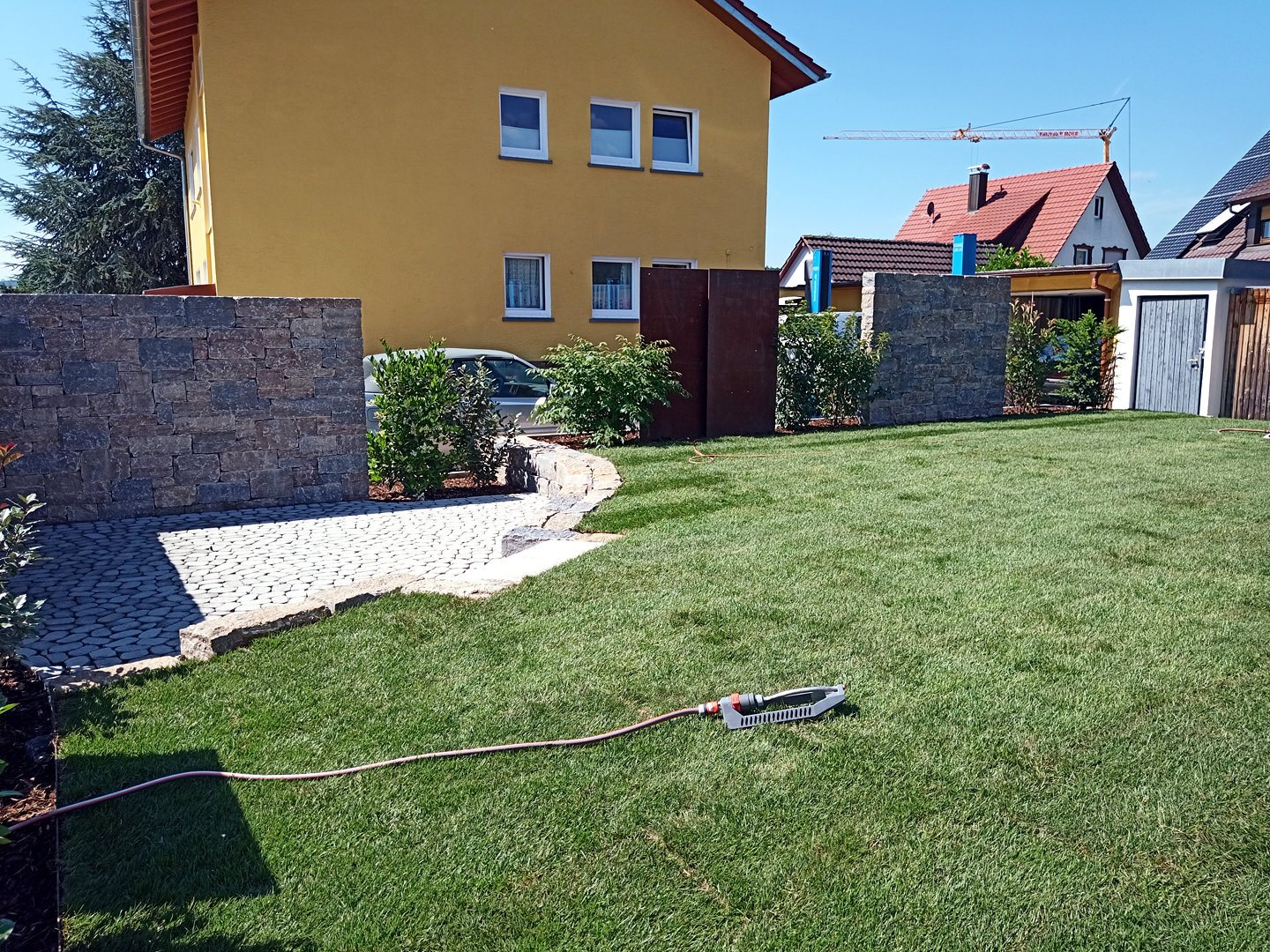 Umbau des Gartens abgeschlossen